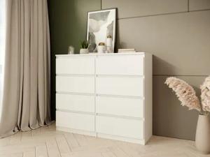 Beautysofa Kommode mit acht Schubladen LOOK,