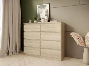 Beautysofa Kommode mit acht Schubladen LOOK,