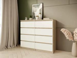 Beautysofa Kommode mit acht Schubladen LOOK,