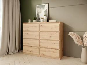 Beautysofa Kommode mit acht Schubladen LOOK,