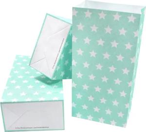 Frau WUNDERVoll Papierdekoration Papiertüten mit Boden,
