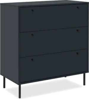 Finori Kommode, Navy blau, Modern, Metallfüße