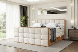 ALTDECOR Boxspringbett LOLLI2-Z KING (Multipocket-Matratze H4,