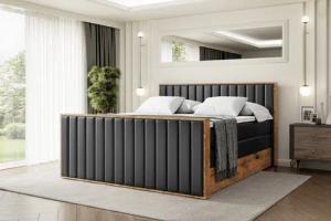 ALTDECOR Boxspringbett LOLLI4-Z KING (Multipocket-Matratze H4,