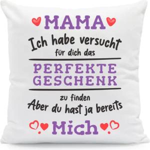 GRAVURZEILE Zierkissen mit Spruch - Das