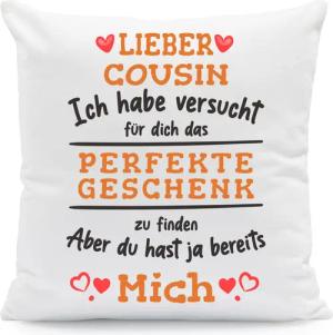 GRAVURZEILE Zierkissen mit Spruch - Das
