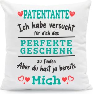GRAVURZEILE Zierkissen mit Spruch - Das