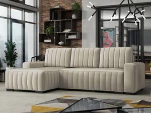 MIRJAN24 Ecksofa Hugo, mit Bettkasten und