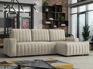 MIRJAN24 Ecksofa Hugo, mit Bettkasten und