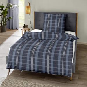 TRAUMSCHLAF Bettwäsche Glasgow, Flanell, 2 teilig,