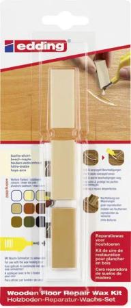 edding Boden-Reparaturset Edding Holzboden-Reparaturwachs-Set 8902 buche-