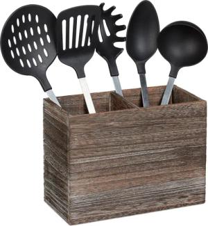 relaxdays Besteckhalter Utensilienhalter Küche