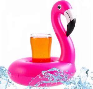 SwimAlot® Aufblasbares Partyzubehör Getränkehalter Flamingo aufblasbar