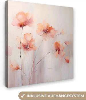 OneMillionCanvasses® Leinwandbild Mohn - Blumen -