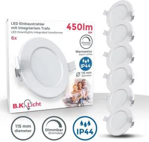 B.K.Licht LED Einbaustrahler Set LED Einbauleuchten