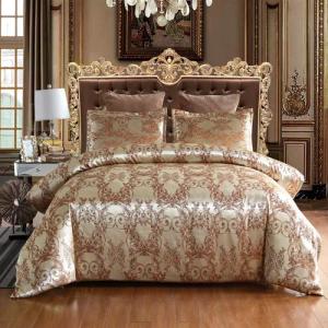 BYSURE Bettwäsche, Polyester, 3 teilig, Satin-Bettbezug,