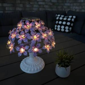 Online-Fuchs LED Außen-Tischleuchte - Solar Tischlampe