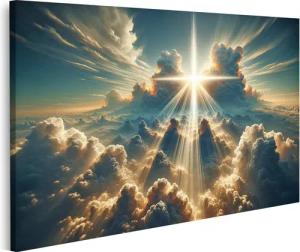 islandburner Leinwandbild Ruhige Jesus Christus Figur