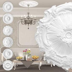 marbet design Wanddekoobjekt R-07 (Stuckrosette aus