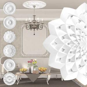 marbet design Wanddekoobjekt R-33 (Stuckrosette aus