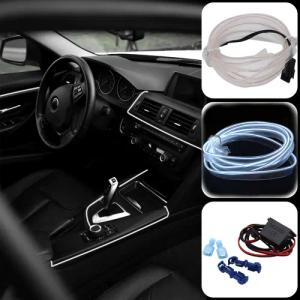 RECAMBO LED-Stripe-Profil Innenraumbeleuchtung Auto, Ambiente Beleuchtung,