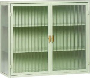 Celya Wandhängeschrank Glas-Wandregal,Hängeschrank küche, Zweitüriger Hängeschrank