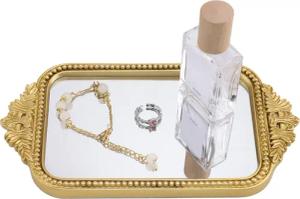Navaris Organizer Antikes Gold Tablett -