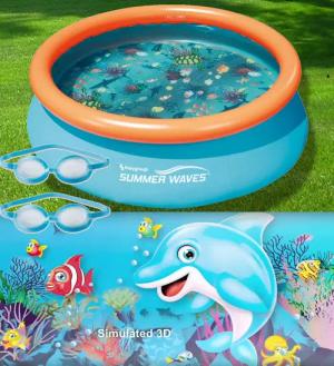 Marlos GmbH Quick-Up Pool 3D-Pool Quick-Up-Pool