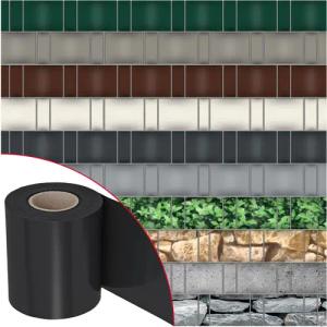 NOOR Sichtschutzstreifen PVC Blickdicht - für