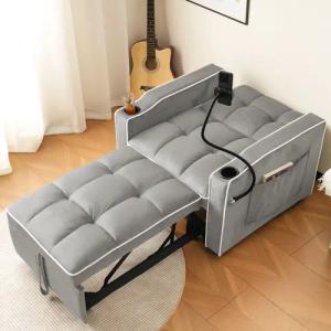 BlingBin Schlafsofa 3-in-1 Ausziehbares Einzel-Sofa-Liegestuhl, 1
