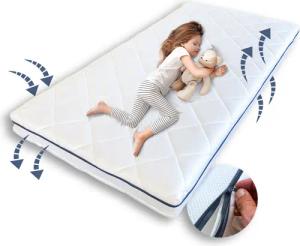 Kindermatratze AERO PLUS mit Ventilationsstreifen 60x120
