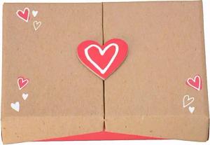 Out of the Blue Geschenkbox Herzen