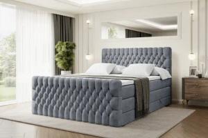 ALTDECOR Boxspringbett SERENE-Z KING (Multipocket-Matratze H4,