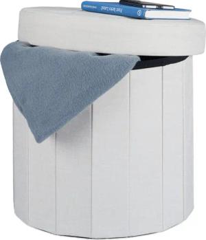 relaxdays Sitzhocker mit Stauraum Größe M