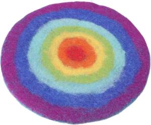 Guru-Shop Meditationskissen Filz Stuhlauflage, Boho Sitzkissen,..