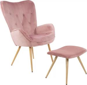 Albatros International Sessel Ohrensessel York rosa