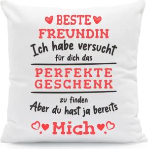 GRAVURZEILE Zierkissen mit Spruch - Das