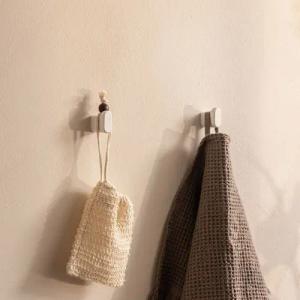 Metallbude Handtuchhaken MILO 2er Set, Badezimmer,