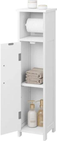 EUGAD Toilettenpapierhalter (1-St), freistehend, schmal mit