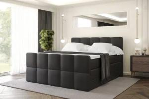 ALTDECOR Boxspringbett LIRO-Z KING (Multipocket-Matratze H4,