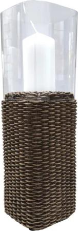 HTI-Line Dekofigur Teelichthalter Rattan (Stück, 1