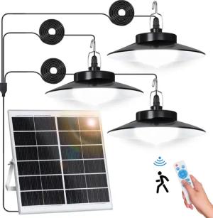 MUPOO LED Solarleuchte Solar Pendelleuchten mit