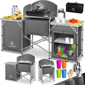 KESSER Campingschrank Campingschrank, Campingküche mit Aluminiumgestell