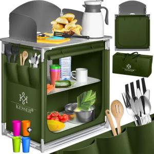 KESSER Campingschrank Campingschrank, Campingküche mit Aluminiumgestell