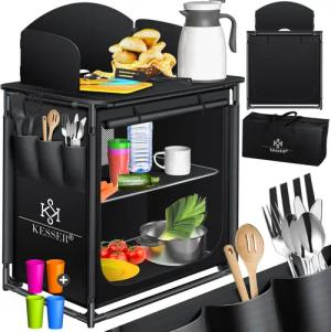 KESSER Campingschrank Campingschrank, Campingküche mit Aluminiumgestell