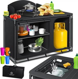 KESSER Campingschrank Campingschrank, Campingküche mit Aluminiumgestell