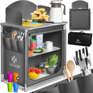 KESSER Campingschrank Campingschrank, Campingküche mit Aluminiumgestell