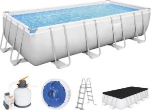 Bestway Framepool Stahlrahmen Pool Komplett-Set mit