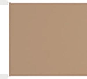 vidaXL Senkrechtmarkise Senkrechtmarkise Taupe 100x270 cm