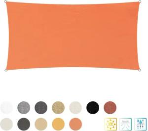 Lumaland Sonnensegel Sonnensegel rechteckig 2x4 m,